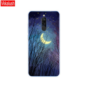 silicon case for xiaomi redmi 8 cases full protection soft tpu back cover on redmi 8 bumper hongmi 8 phone shell bag coque