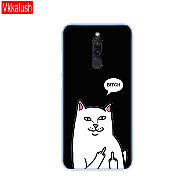 silicon case for xiaomi redmi 8 cases full protection soft tpu back cover on redmi 8 bumper hongmi 8 phone shell bag coque