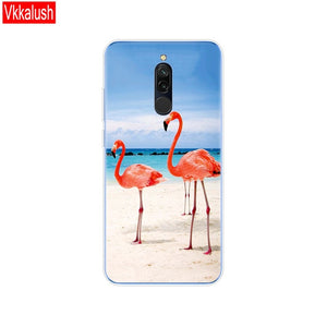 silicon case for xiaomi redmi 8 cases full protection soft tpu back cover on redmi 8 bumper hongmi 8 phone shell bag coque