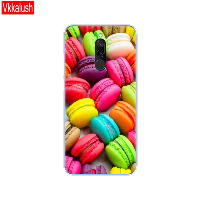 silicon case for xiaomi redmi 8 cases full protection soft tpu back cover on redmi 8 bumper hongmi 8 phone shell bag coque