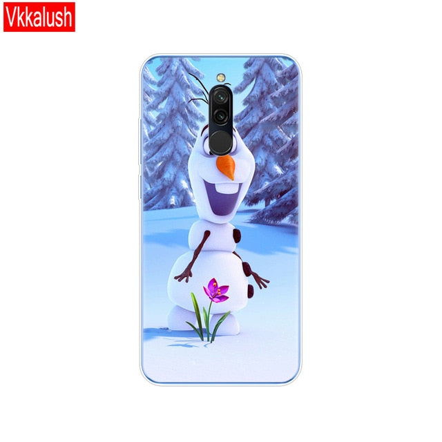 silicon case for xiaomi redmi 8 cases full protection soft tpu back cover on redmi 8 bumper hongmi 8 phone shell bag coque