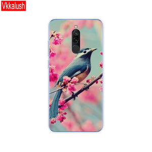 silicon case for xiaomi redmi 8 cases full protection soft tpu back cover on redmi 8 bumper hongmi 8 phone shell bag coque