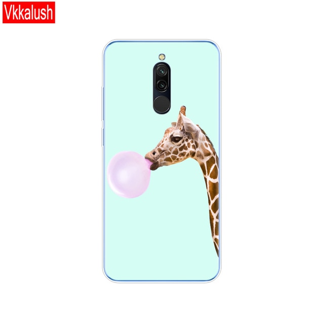 silicon case for xiaomi redmi 8 cases full protection soft tpu back cover on redmi 8 bumper hongmi 8 phone shell bag coque