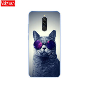 silicon case for xiaomi redmi 8 cases full protection soft tpu back cover on redmi 8 bumper hongmi 8 phone shell bag coque