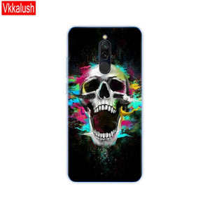 silicon case for xiaomi redmi 8 cases full protection soft tpu back cover on redmi 8 bumper hongmi 8 phone shell bag coque