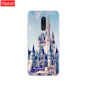 silicon case for xiaomi redmi 8 cases full protection soft tpu back cover on redmi 8 bumper hongmi 8 phone shell bag coque