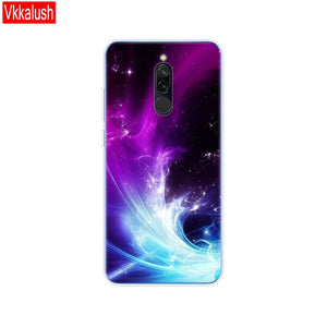 silicon case for xiaomi redmi 8 cases full protection soft tpu back cover on redmi 8 bumper hongmi 8 phone shell bag coque