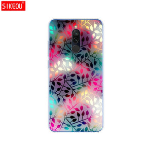 silicon case for xiaomi redmi 8 cases full protection soft tpu back cover on redmi 8 bumper hongmi 8 phone shell bag coque cat