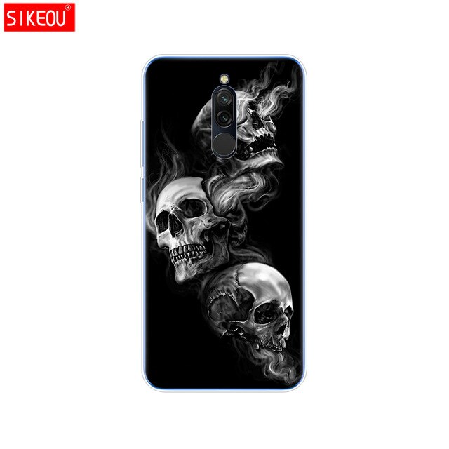 silicon case for xiaomi redmi 8 cases full protection soft tpu back cover on redmi 8 bumper hongmi 8 phone shell bag coque cat