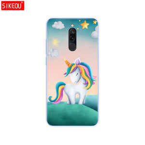 silicon case for xiaomi redmi 8 cases full protection soft tpu back cover on redmi 8 bumper hongmi 8 phone shell bag coque cat