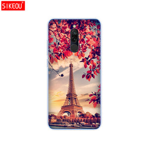 silicon case for xiaomi redmi 8 cases full protection soft tpu back cover on redmi 8 bumper hongmi 8 phone shell bag coque cat