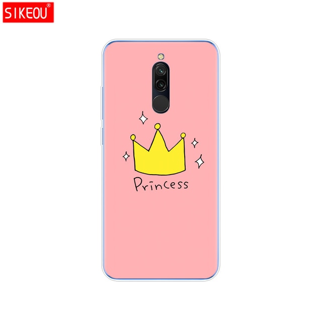 silicon case for xiaomi redmi 8 cases full protection soft tpu back cover on redmi 8 bumper hongmi 8 phone shell bag coque cat