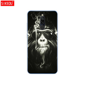 silicon case for xiaomi redmi 8 cases full protection soft tpu back cover on redmi 8 bumper hongmi 8 phone shell bag coque cat