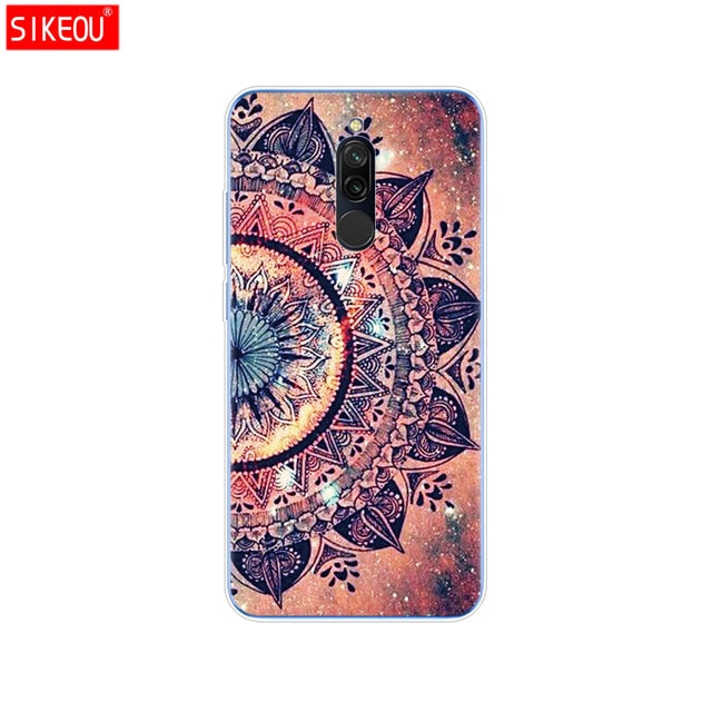 silicon case for xiaomi redmi 8 cases full protection soft tpu back cover on redmi 8 bumper hongmi 8 phone shell bag coque cat