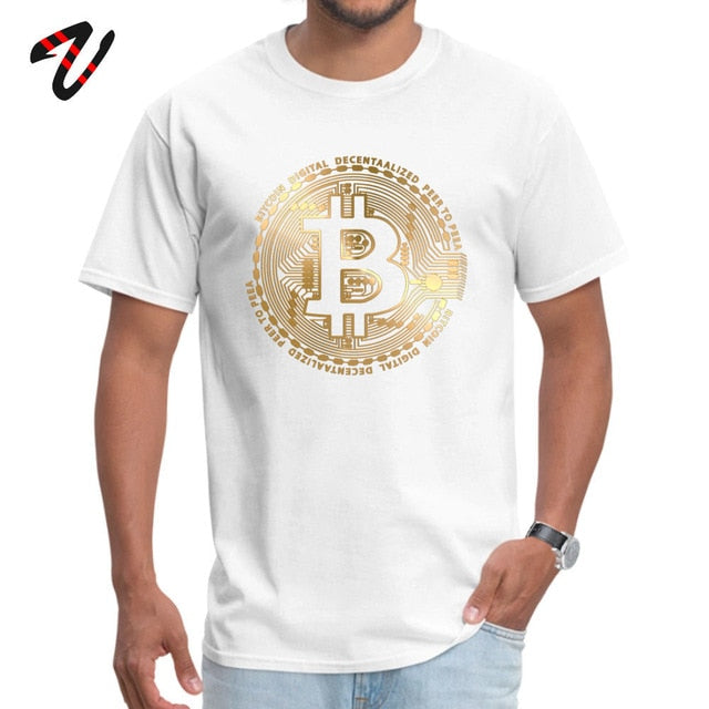 Personalized Top T-shirts For Male Newest O Neck Bitcoin Tshirt Geek Lucifer Men T Shirt Trump Tee-Shirt Free Shipping Sweater