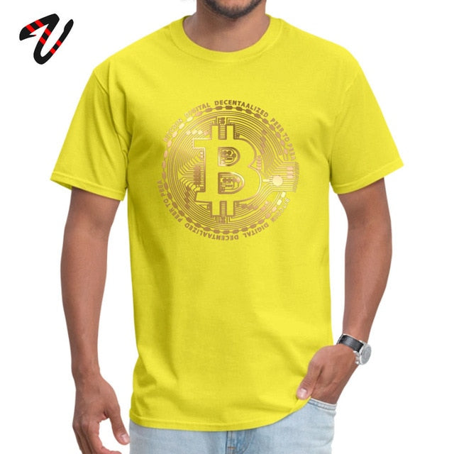 Personalized Top T-shirts For Male Newest O Neck Bitcoin Tshirt Geek Lucifer Men T Shirt Trump Tee-Shirt Free Shipping Sweater