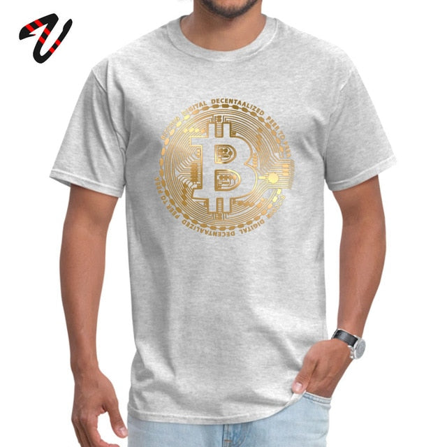 Personalized Top T-shirts For Male Newest O Neck Bitcoin Tshirt Geek Lucifer Men T Shirt Trump Tee-Shirt Free Shipping Sweater