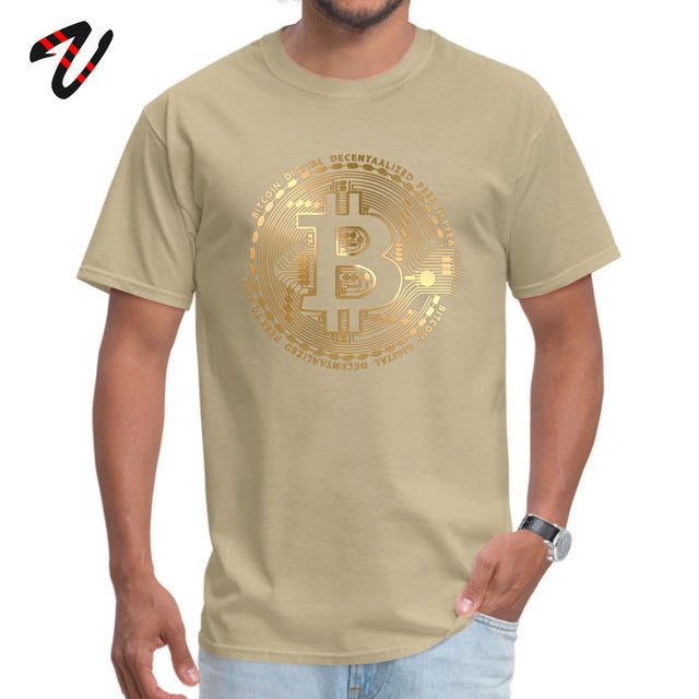 Personalized Top T-shirts For Male Newest O Neck Bitcoin Tshirt Geek Lucifer Men T Shirt Trump Tee-Shirt Free Shipping Sweater