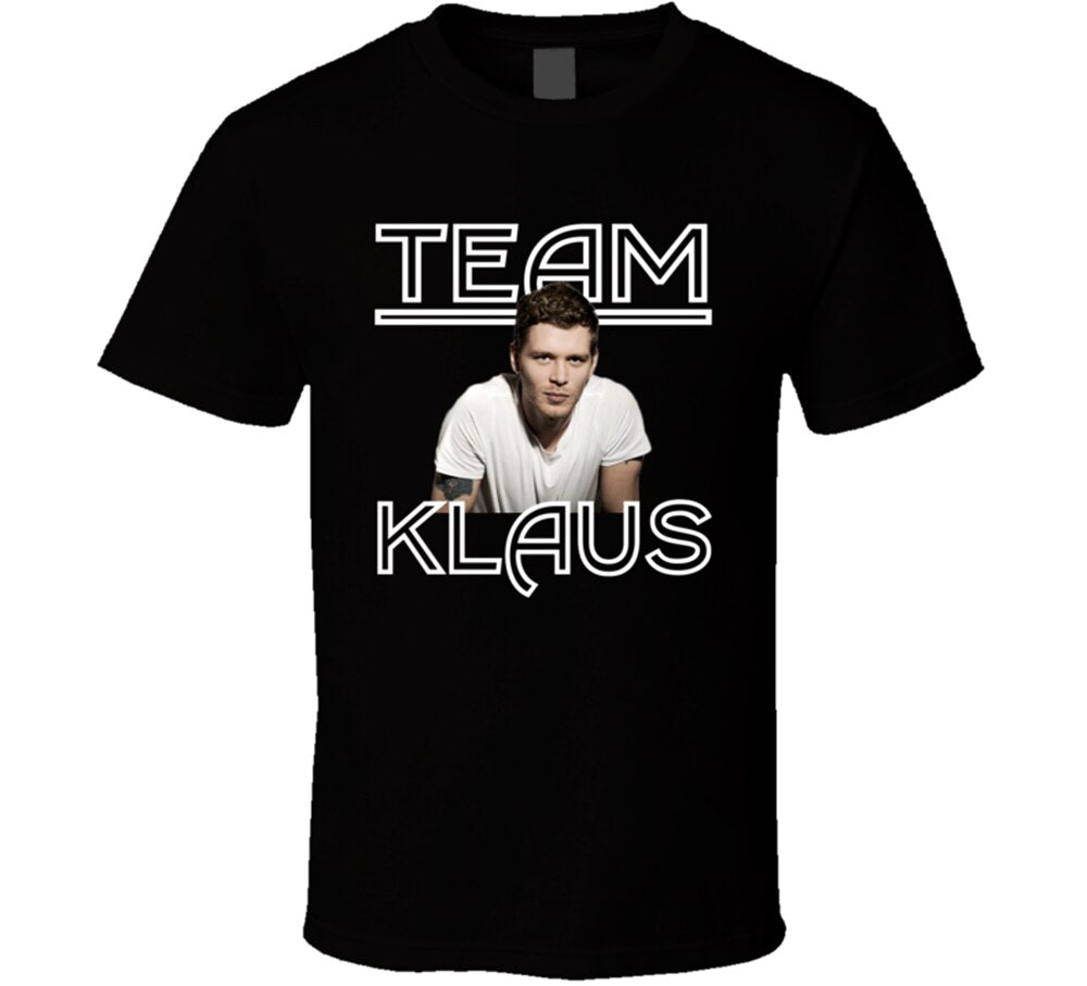 New Team Klaus Joseph Morgan Originals Vampire Diaries Men'S T-Shirt Size S-2Xl Brand Clothing Tee Shirt