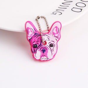 Cute Cartoon Keychain Silicone Stitch Protective Key Case Cover for Key Control Dust Cap Holder Gift Women Key Chain