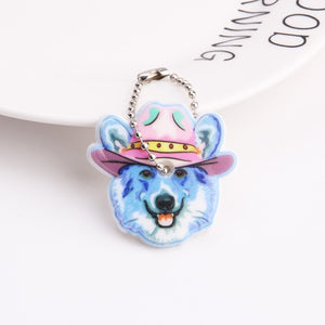 Cute Cartoon Keychain Silicone Stitch Protective Key Case Cover for Key Control Dust Cap Holder Gift Women Key Chain