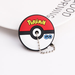 Cute Cartoon Keychain Silicone Stitch Protective Key Case Cover for Key Control Dust Cap Holder Gift Women Key Chain