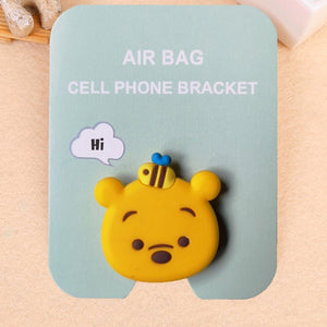 1PCS Universal mobile phone bracket Cute 3D Animal airbag Phone Expanding Stand Finger Holder Stitch panda phone holder Stand