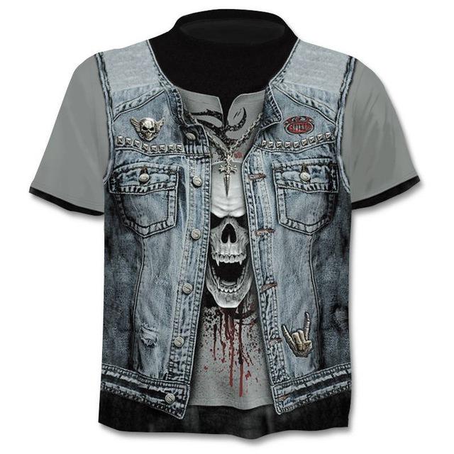 2020 New Design t shirt men/women heavy metal grim Reaper Skull 3D printed t-shirts casual Harajuku style tshirt streetwear tops