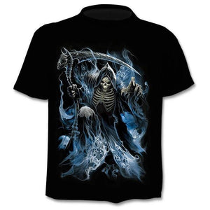 2020 New Design t shirt men/women heavy metal grim Reaper Skull 3D printed t-shirts casual Harajuku style tshirt streetwear tops