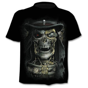 2020 New Design t shirt men/women heavy metal grim Reaper Skull 3D printed t-shirts casual Harajuku style tshirt streetwear tops