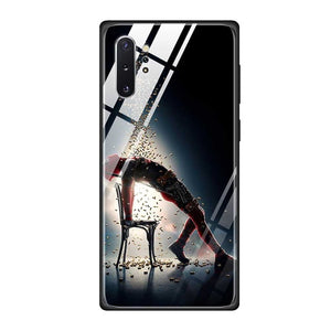 Tempered Glass Case Cover for Samaung Galaxy S105G A70 A10 A30 Hard Back Shell Silicone TPU Soft Edge Case Luxury Batman Marvel