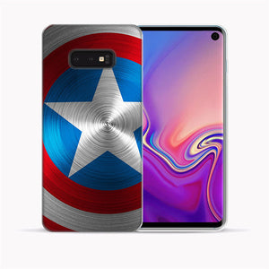 For Samsung Galaxy A10 A30 A50 M10 M20 M30 S10E S10 Plus E Silicone Phone Case Captain America Batman Soft TPU Back Cover