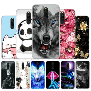 Soft Case For Xiaomi Redmi 8 Case Silicone TPU Back Cover For Redmi 8A Case Flower Animal Phone Funda Coque For Xiomi Redmi 8 A