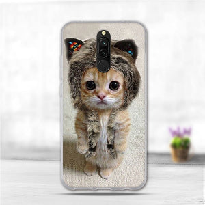 Soft Case For Xiaomi Redmi 8 Case Silicone TPU Back Cover For Redmi 8A Case Flower Animal Phone Funda Coque For Xiomi Redmi 8 A