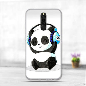 Soft Case For Xiaomi Redmi 8 Case Silicone TPU Back Cover For Redmi 8A Case Flower Animal Phone Funda Coque For Xiomi Redmi 8 A