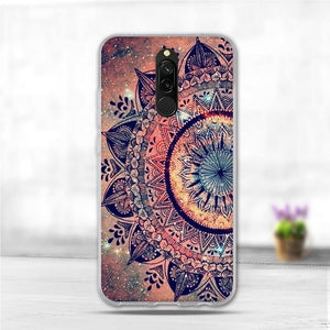 Soft Case For Xiaomi Redmi 8 Case Silicone TPU Back Cover For Redmi 8A Case Flower Animal Phone Funda Coque For Xiomi Redmi 8 A