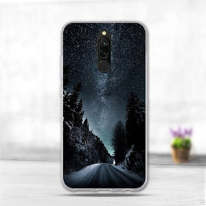 Soft Case For Xiaomi Redmi 8 Case Silicone TPU Back Cover For Redmi 8A Case Flower Animal Phone Funda Coque For Xiomi Redmi 8 A