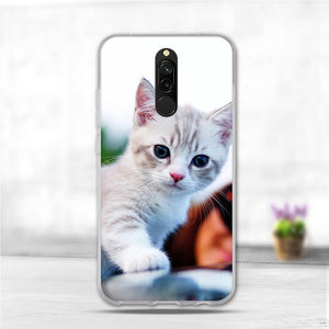 Soft Case For Xiaomi Redmi 8 Case Silicone TPU Back Cover For Redmi 8A Case Flower Animal Phone Funda Coque For Xiomi Redmi 8 A