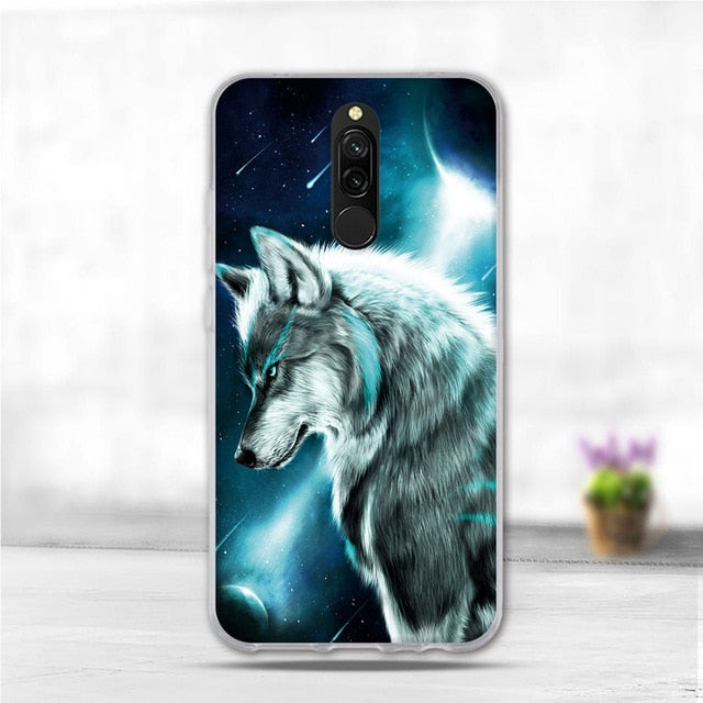 Soft Case For Xiaomi Redmi 8 Case Silicone TPU Back Cover For Redmi 8A Case Flower Animal Phone Funda Coque For Xiomi Redmi 8 A