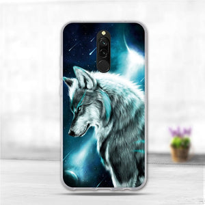 Soft Case For Xiaomi Redmi 8 Case Silicone TPU Back Cover For Redmi 8A Case Flower Animal Phone Funda Coque For Xiomi Redmi 8 A