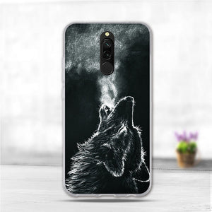 Soft Case For Xiaomi Redmi 8 Case Silicone TPU Back Cover For Redmi 8A Case Flower Animal Phone Funda Coque For Xiomi Redmi 8 A