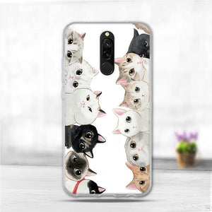 Soft Case For Xiaomi Redmi 8 Case Silicone TPU Back Cover For Redmi 8A Case Flower Animal Phone Funda Coque For Xiomi Redmi 8 A