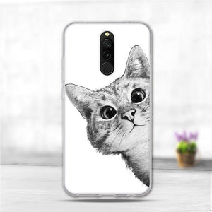 Soft Case For Xiaomi Redmi 8 Case Silicone TPU Back Cover For Redmi 8A Case Flower Animal Phone Funda Coque For Xiomi Redmi 8 A