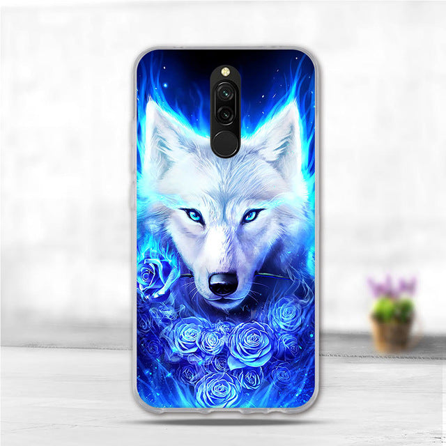 Soft Case For Xiaomi Redmi 8 Case Silicone TPU Back Cover For Redmi 8A Case Flower Animal Phone Funda Coque For Xiomi Redmi 8 A