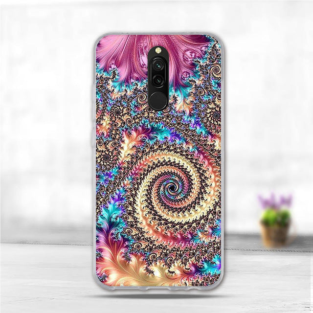 Soft Case For Xiaomi Redmi 8 Case Silicone TPU Back Cover For Redmi 8A Case Flower Animal Phone Funda Coque For Xiomi Redmi 8 A