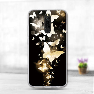 Soft Case For Xiaomi Redmi 8 Case Silicone TPU Back Cover For Redmi 8A Case Flower Animal Phone Funda Coque For Xiomi Redmi 8 A