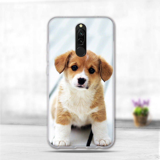 Soft Case For Xiaomi Redmi 8 Case Silicone TPU Back Cover For Redmi 8A Case Flower Animal Phone Funda Coque For Xiomi Redmi 8 A