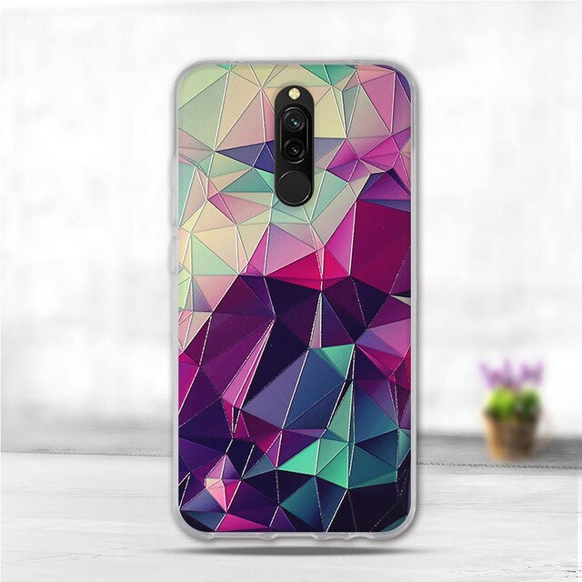 Soft Case For Xiaomi Redmi 8 Case Silicone TPU Back Cover For Redmi 8A Case Flower Animal Phone Funda Coque For Xiomi Redmi 8 A