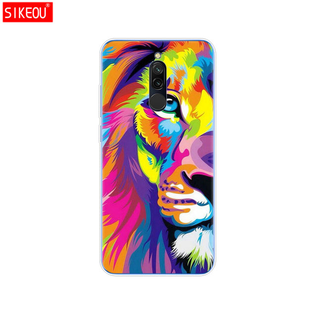 silicon case for xiaomi redmi 8 cases full protection soft tpu back cover on redmi 8 bumper hongmi 8 phone shell bag coque cute