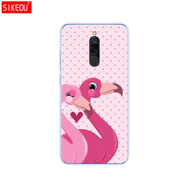 silicon case for xiaomi redmi 8 cases full protection soft tpu back cover on redmi 8 bumper hongmi 8 phone shell bag coque cute